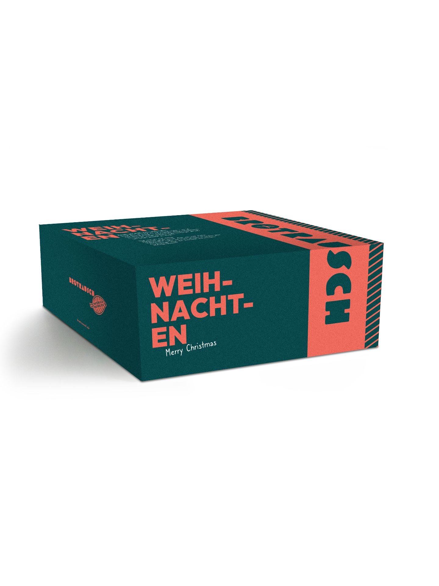 Weihnachten Geschenkbox L mit 3x Brotbackmischung & Stullensalz Avocado
