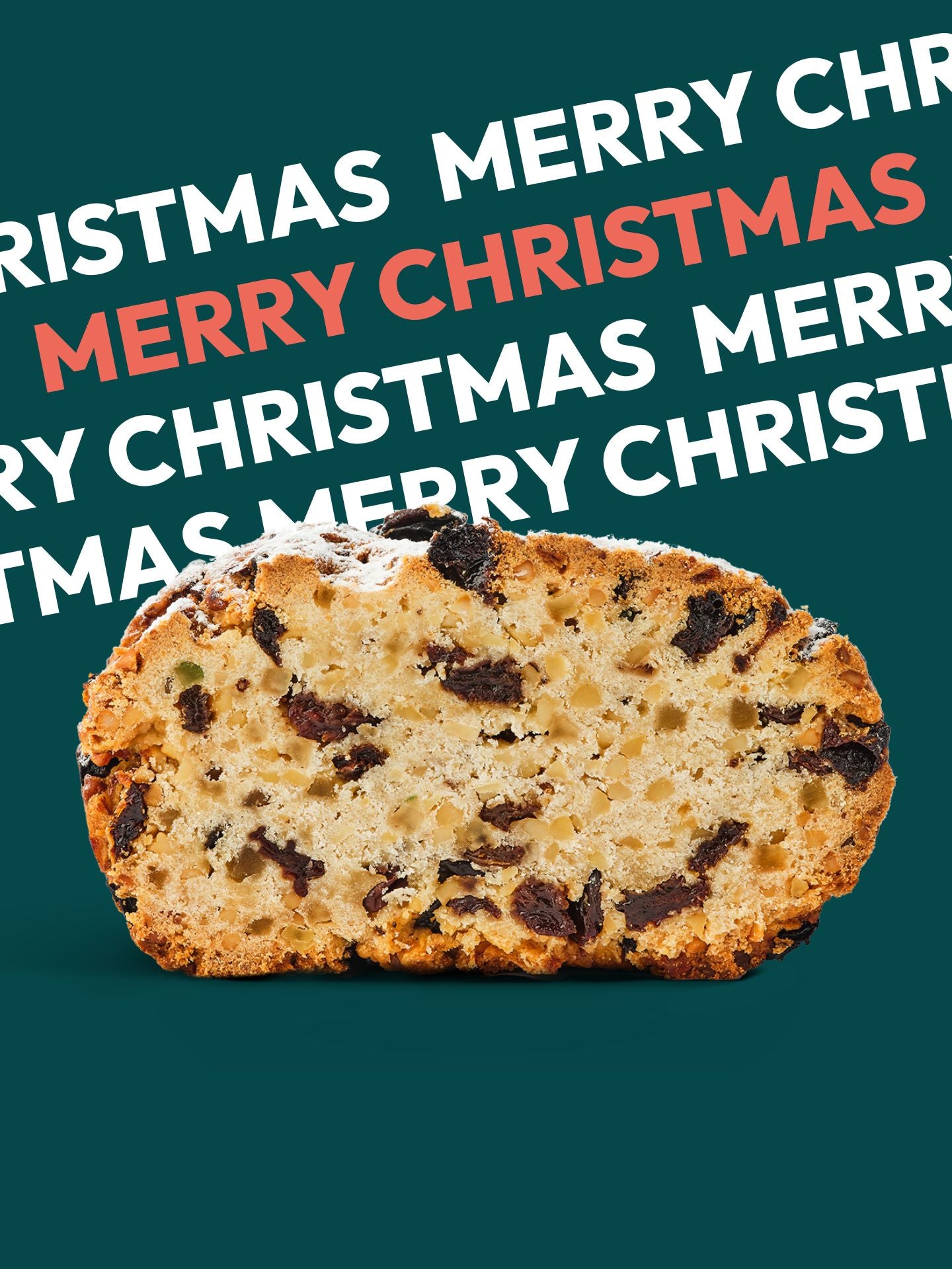 Weihnachten Geschenkbox M mit Christstollen Backmischung Feiner Feststollen