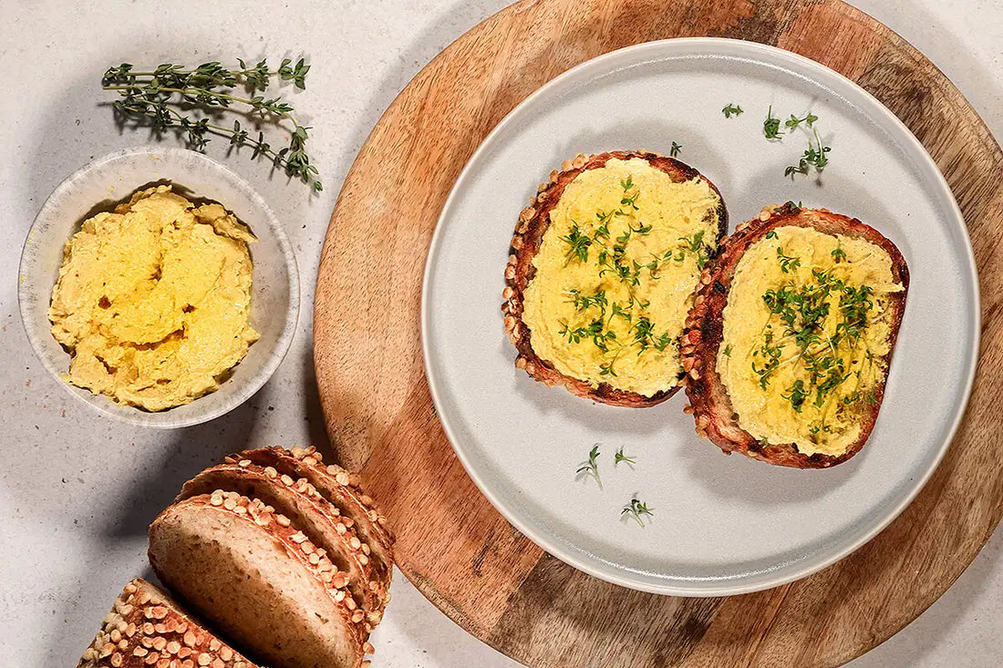 Kurkuma-Ingwer-Frischkäse