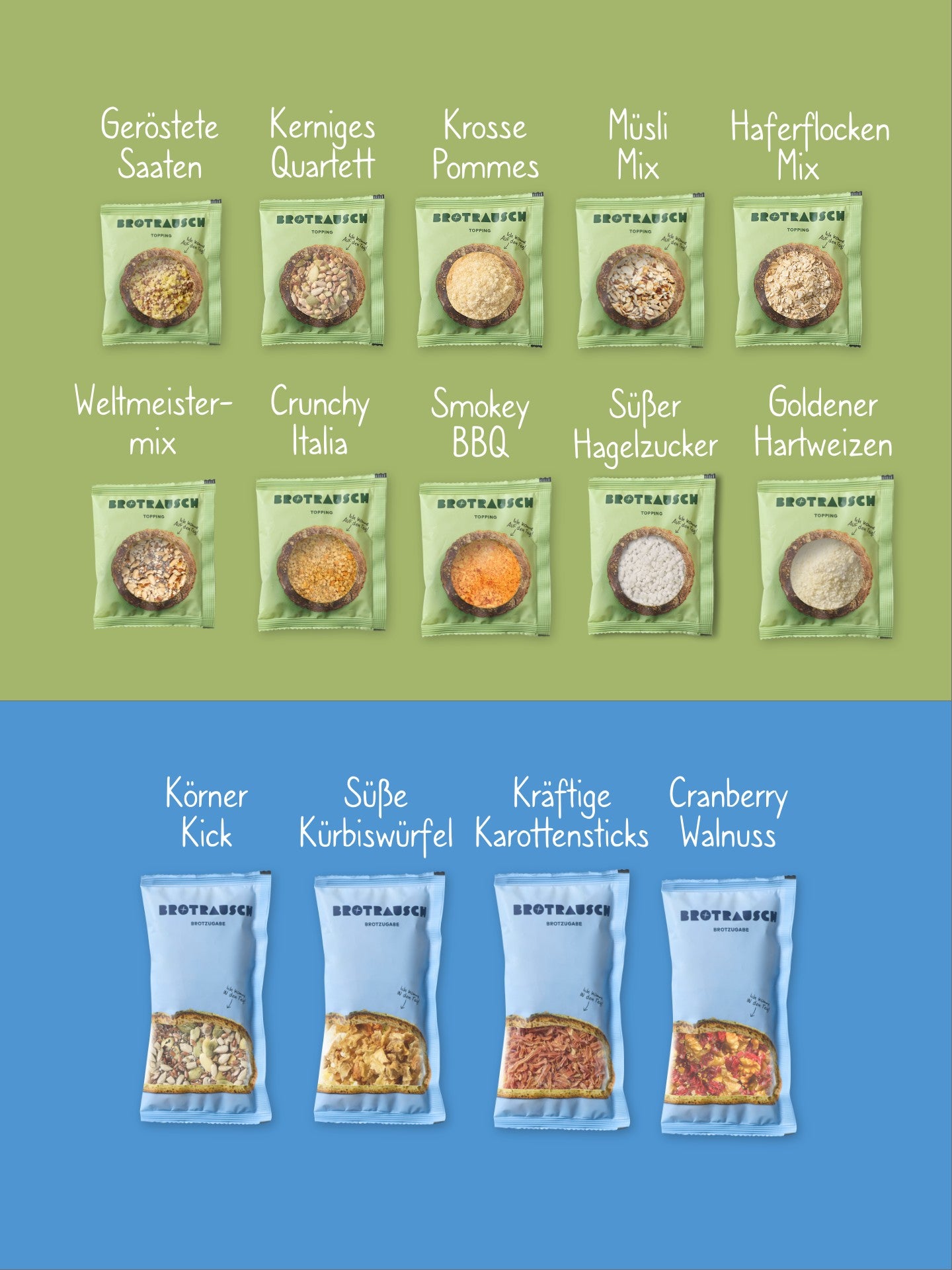 Toppings und Brotzugaben 13er Set