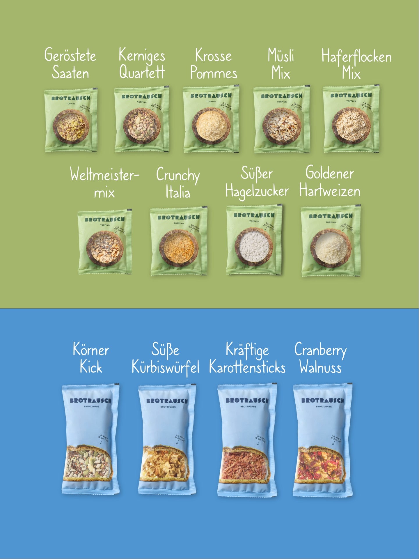 Toppings und Brotzugaben 13er Set