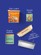 Einzugsgeschenk mit Brot und Salz zum Selberbacken