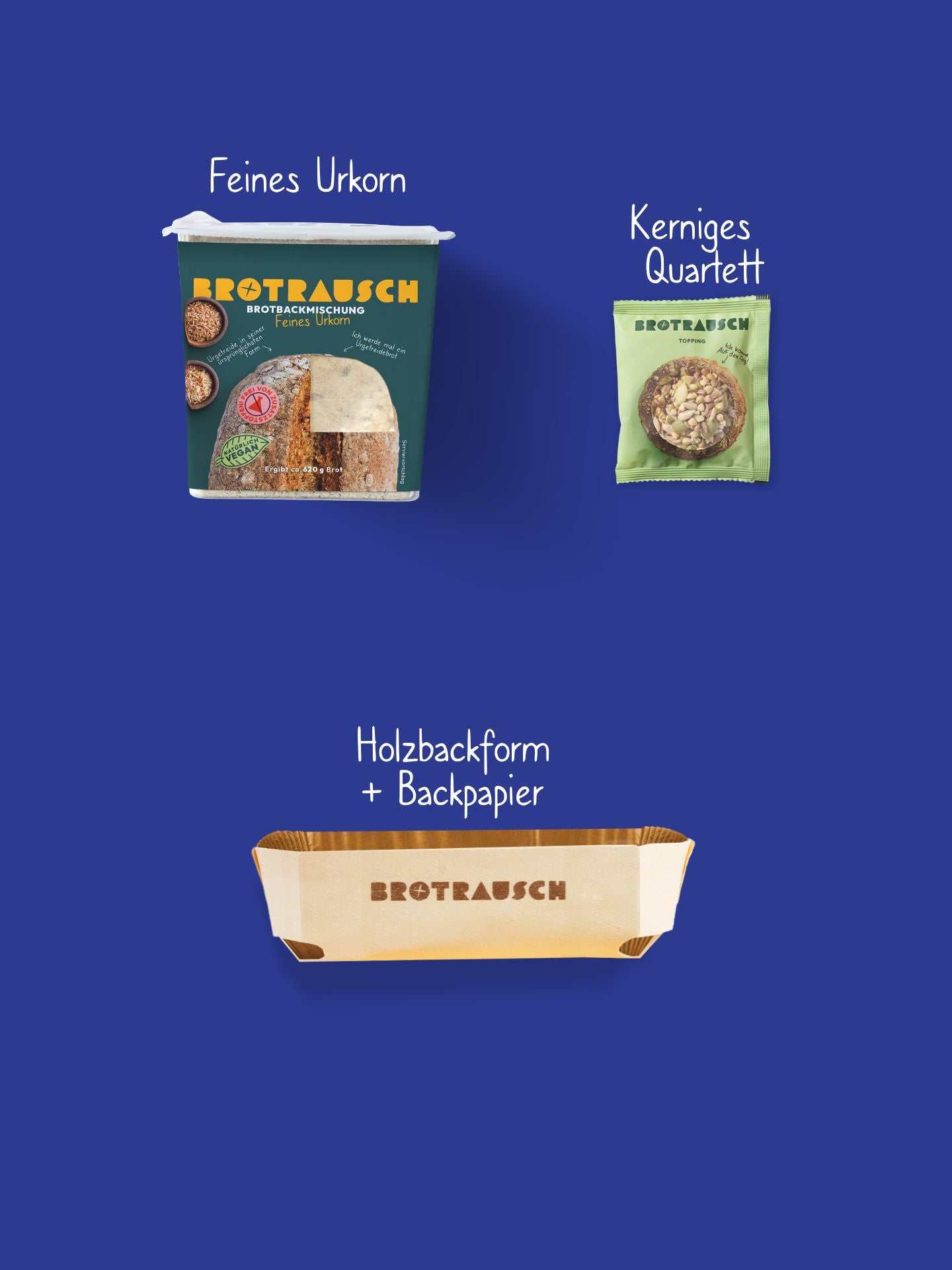 Geschenkbox zum Einzug mit Brot und Salz zum Selberbacken