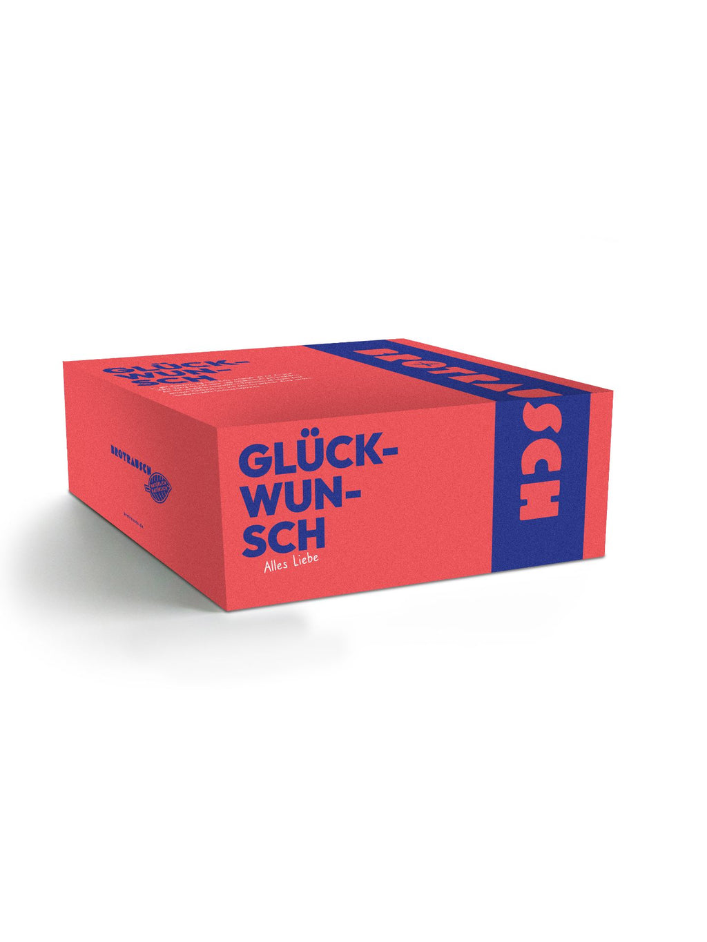 Glückwunsch Geschenkbox L mit 3x Brotbackmischung & Fruchtaufstrich