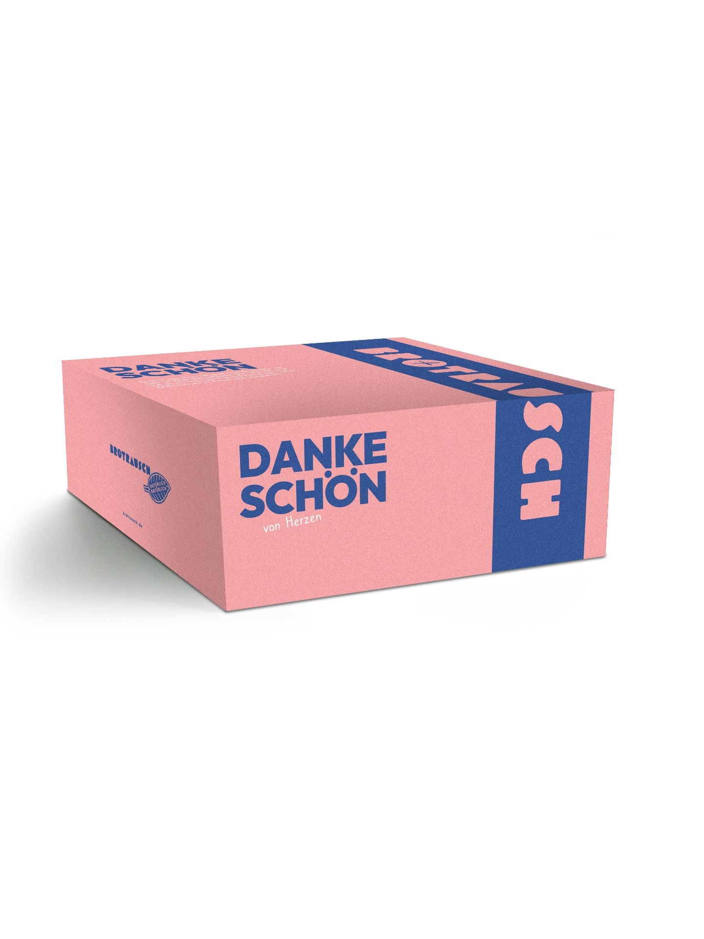 Dankeschön Geschenkbox L mit 3x Brotbackmischung & Stullensalz Gartenkräuter