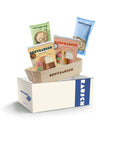 Neutrale Geschenkbox M mit 2x Brotbackmischungen