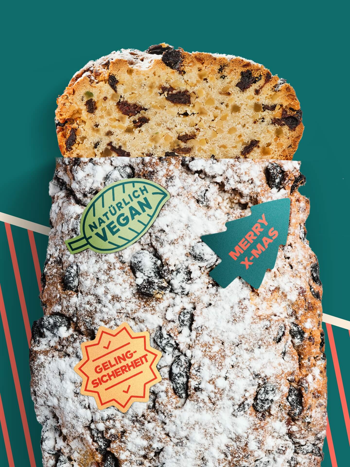 Backmischung für Christstollen | Feiner Feststollen