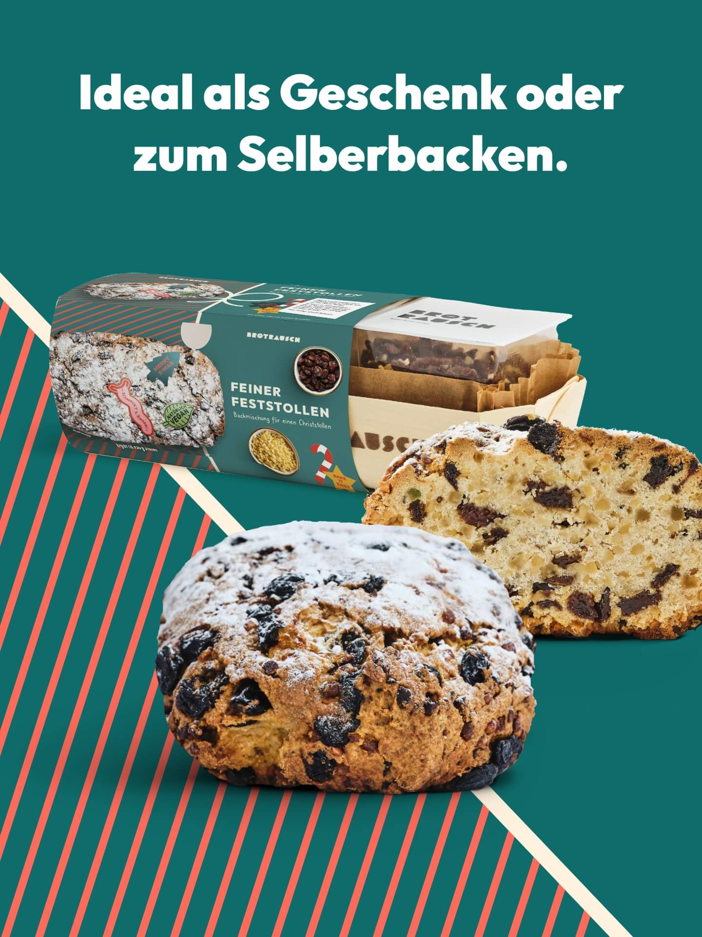 Backmischung für Christstollen | Feiner Feststollen
