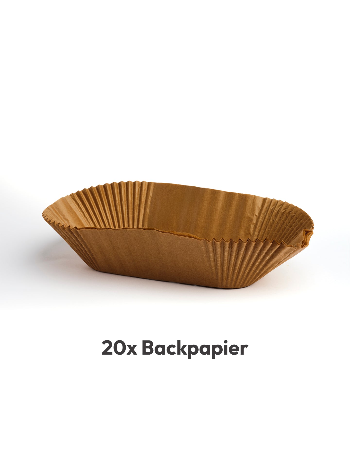 Backpapiereinleger für Holzbackform lang, 20 Stk.