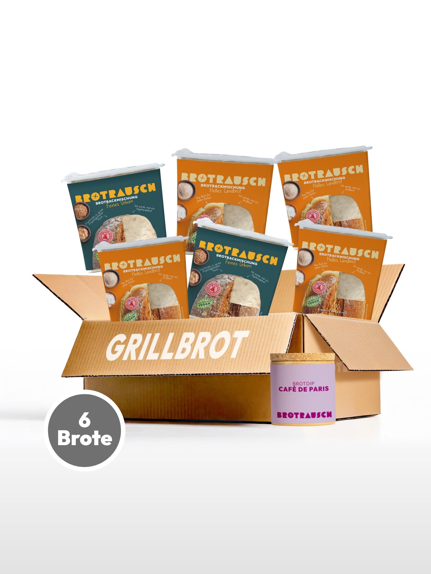 NEU: 6er Grillbrot-Paket