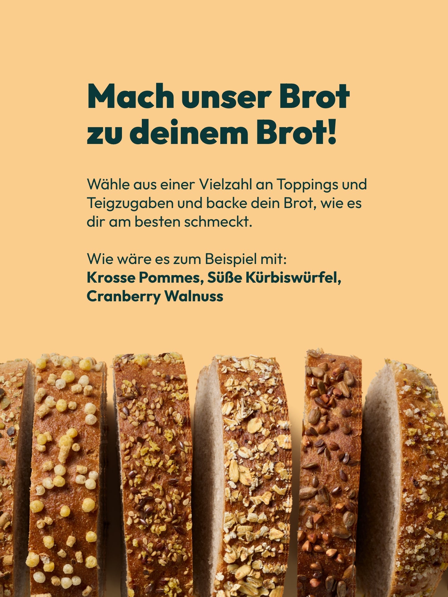 Brotbackmischung für Dinkelmehrkorn | Siebzehn Elemente