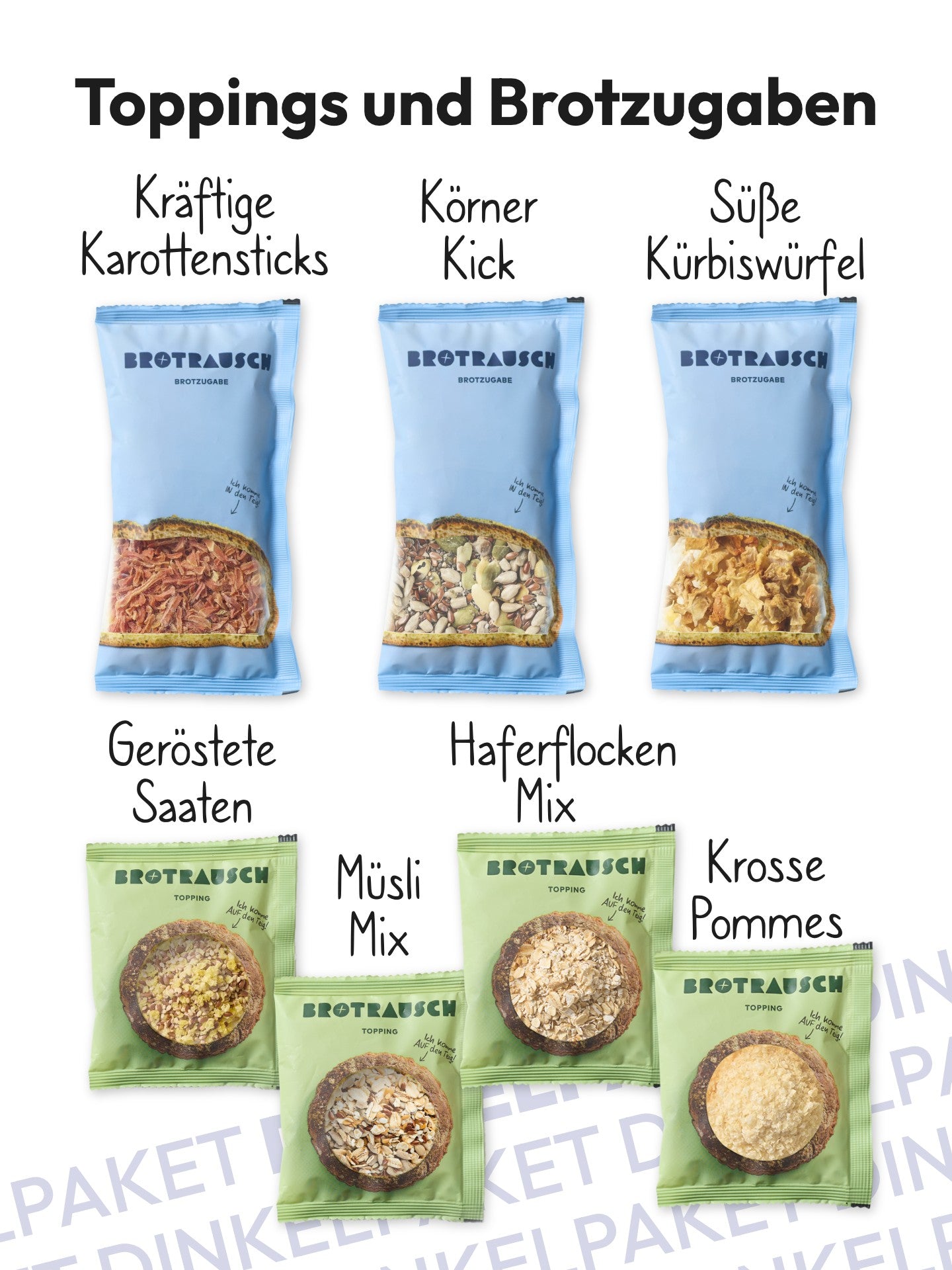 6er Dinkelbrotpaket Brotbackmischungen