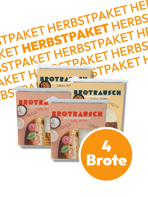 4er Herbstbrotpaket Brotbackmischungen