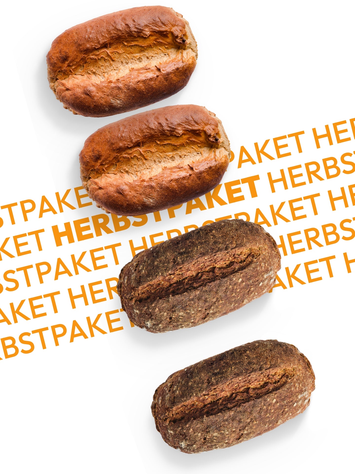 4er Herbstbrotpaket Brotbackmischungen