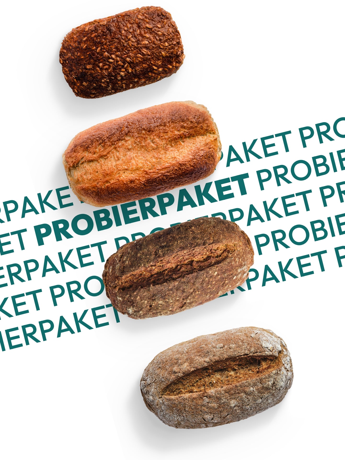 4er Probierpaket Brotbackmischungen