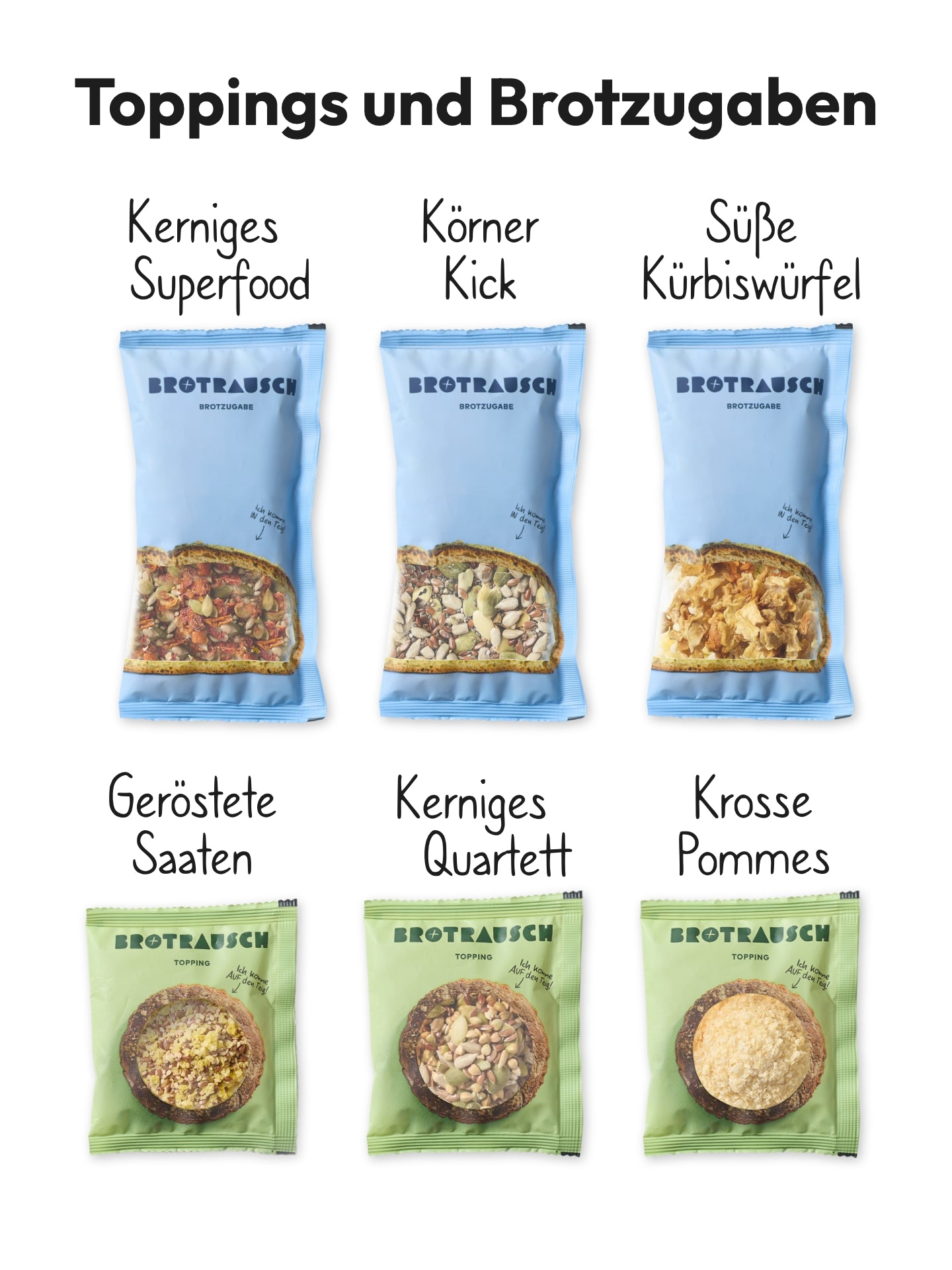 6er Probierpaket Brotbackmischungen