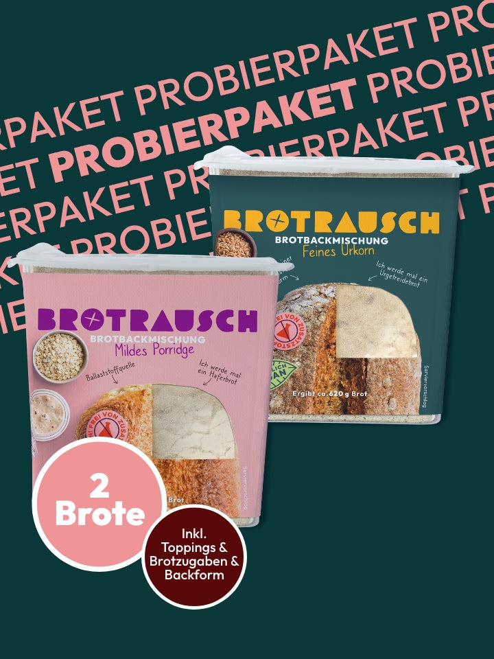 2er Probierpaket Brotbackmischungen