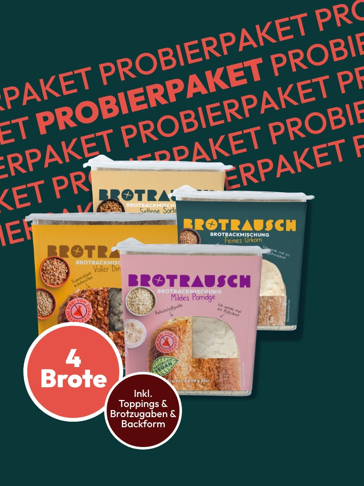 4er Probierpaket Brotbackmischungen