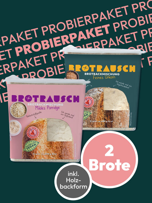 2er Probierpaket Brotbackmischungen