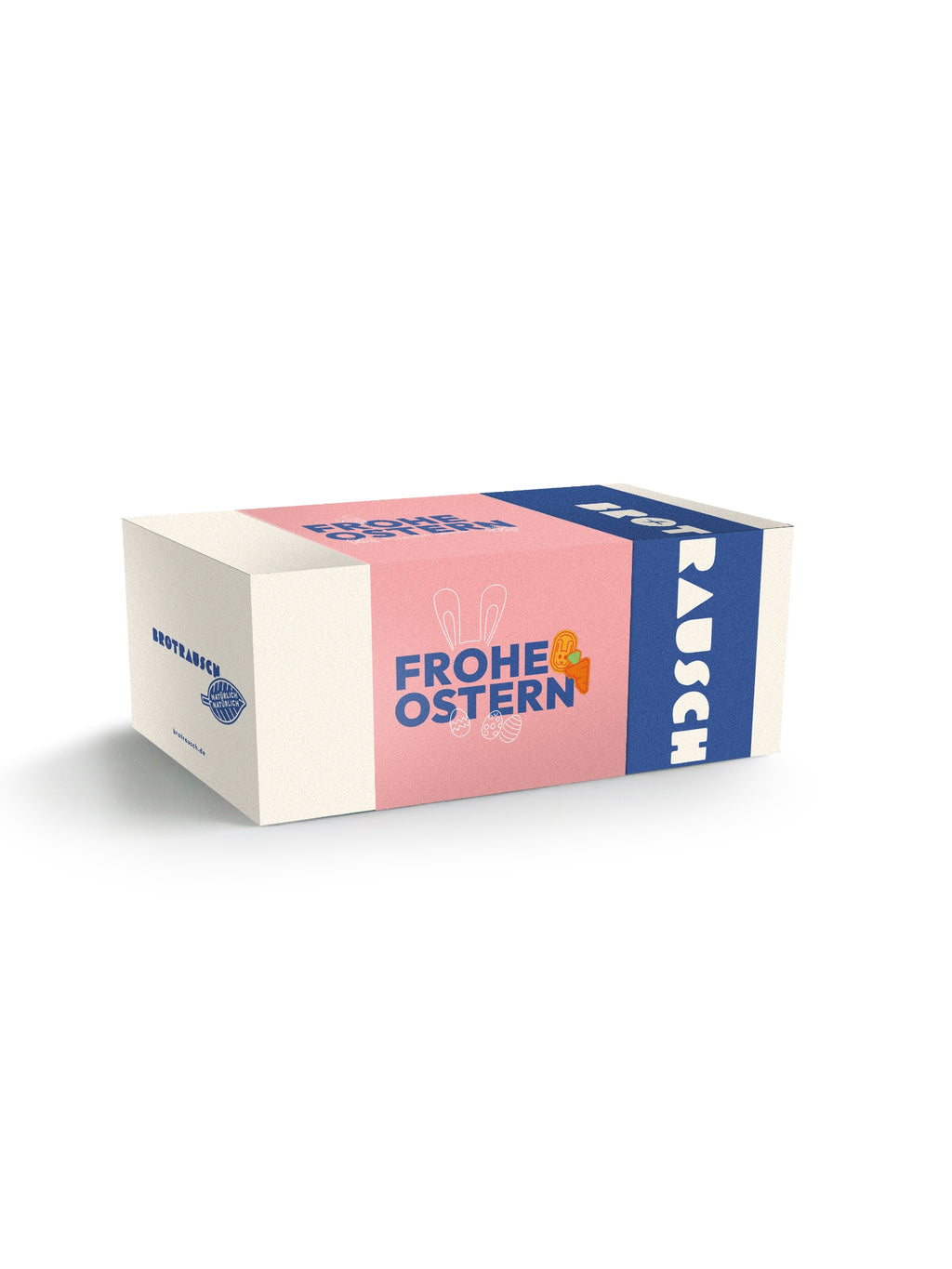 Ostern Geschenkbox mit 1x Brotbackmischung & Fruchtaufstrich
