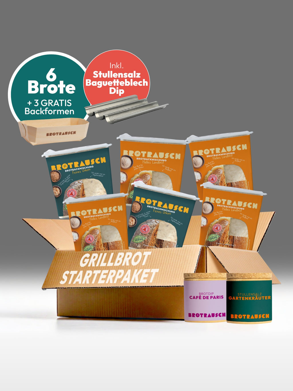 6er Grillbrot Starterpaket