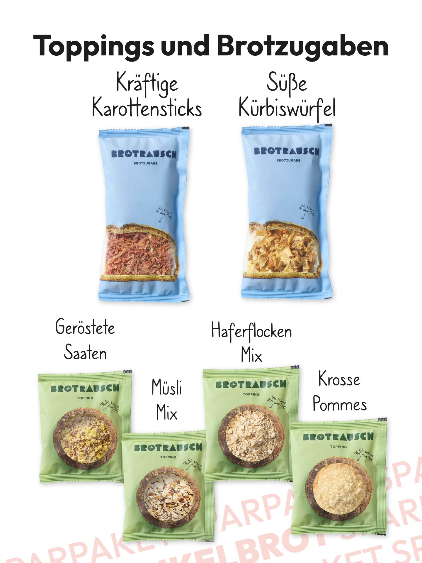 6er Dinkelbrotpaket Brotbackmischungen