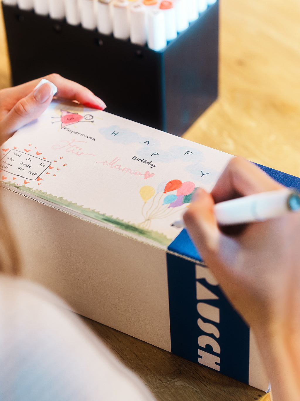 Neutrale Geschenkbox S mit 1x Brotbackmischung (Keto - ohne Gluten)