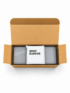 Brotrausch Geschenkbox mit einer Brotbackmischung im geöffneten Versandkarton