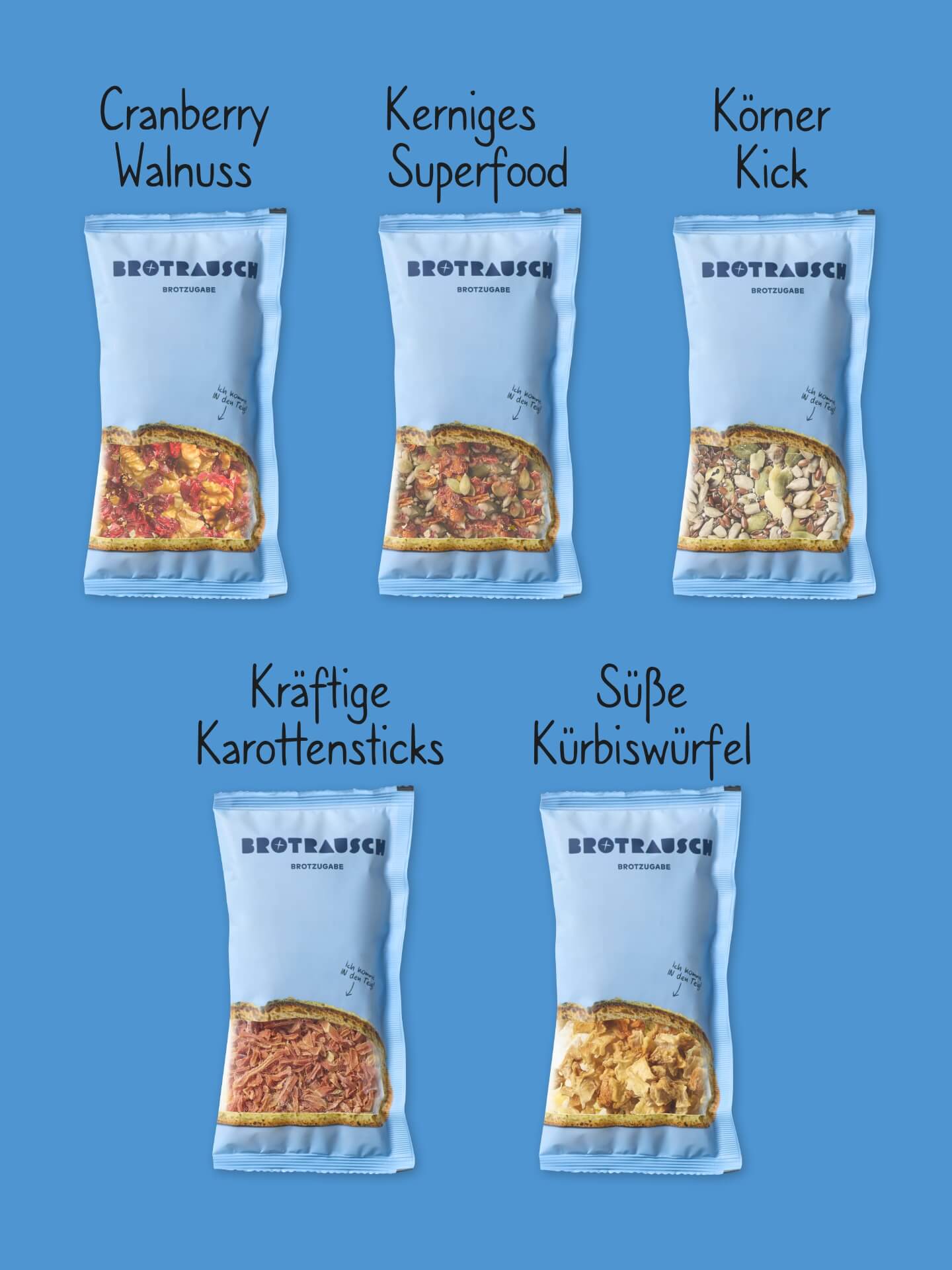 Brotzugaben 5er Set