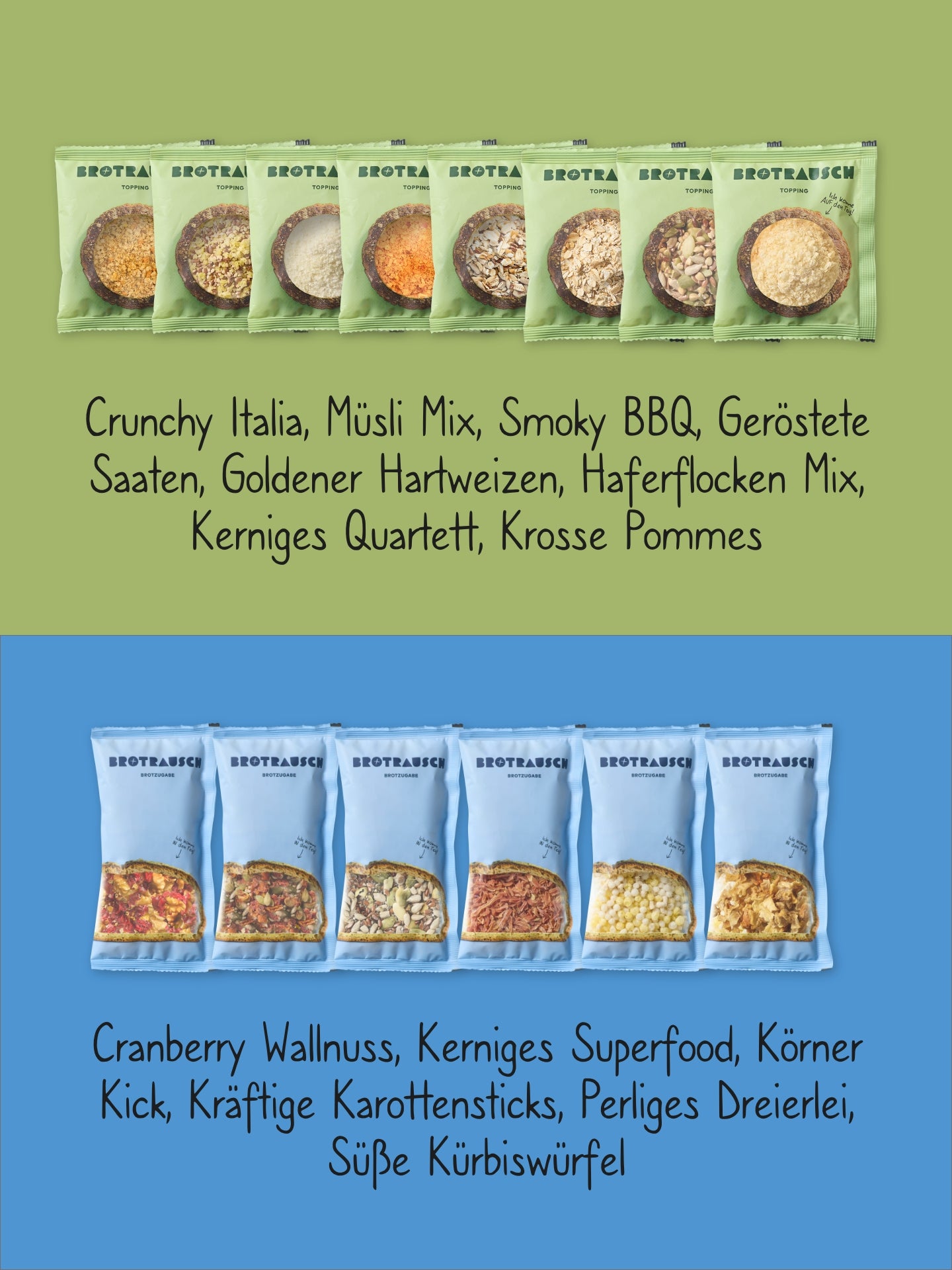 Toppings und Brotzugaben 14er Set