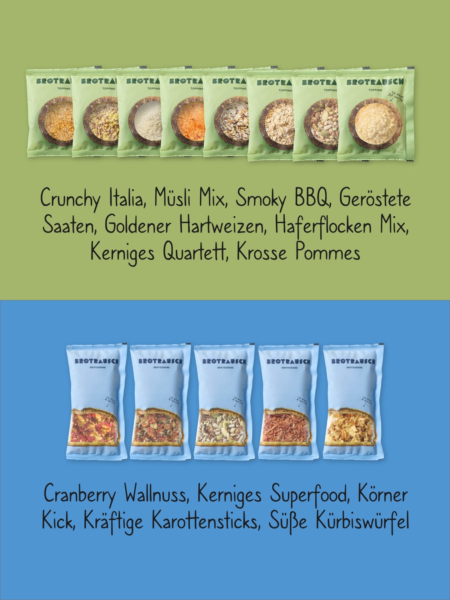 Toppings und Brotzugaben 13er Set