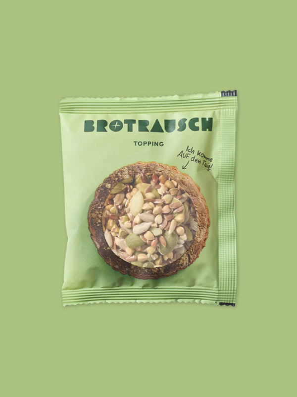 Brotrausch Topping Kerniges Quartett: Kernemischung zum Bestreuen von Brot in der Packung
