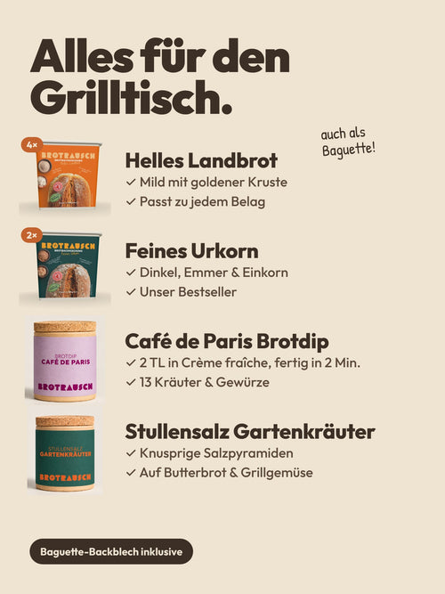 6er Grillbrot Starterpaket