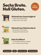 6er Probierpaket glutenfreie Brotbackmischungen