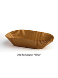 Backpapiereinleger für Holzbackform lang, 25 Stk.