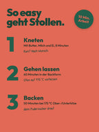 Backmischung für Christstollen klein | Feiner Feststollen