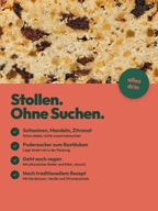 Backmischung für Christstollen klein | Feiner Feststollen