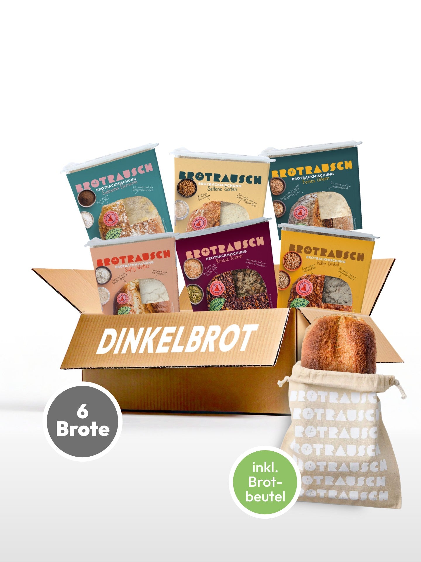 6er Dinkelbrot Starterpaket