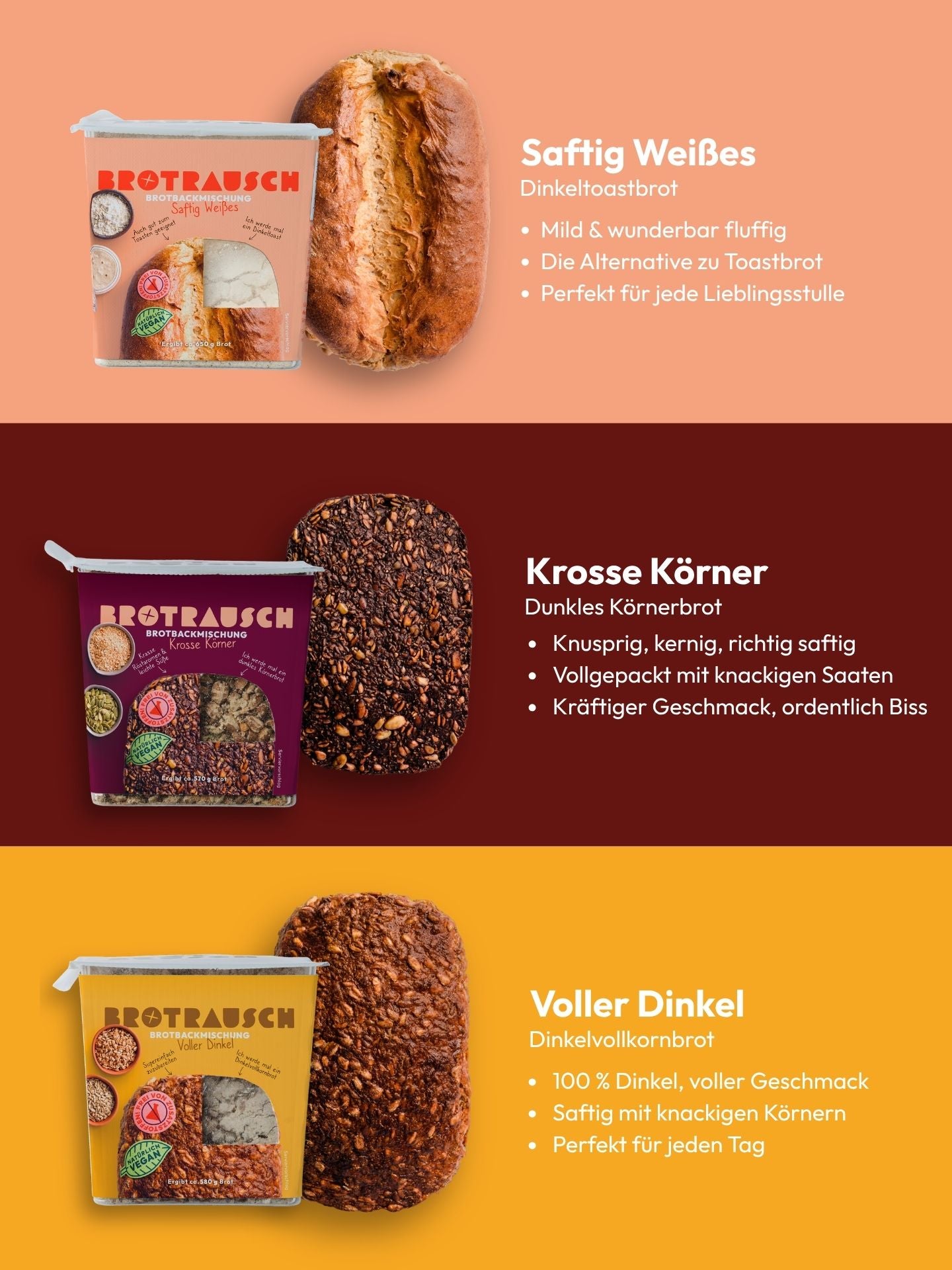 6er Dinkelbrot Starterpaket