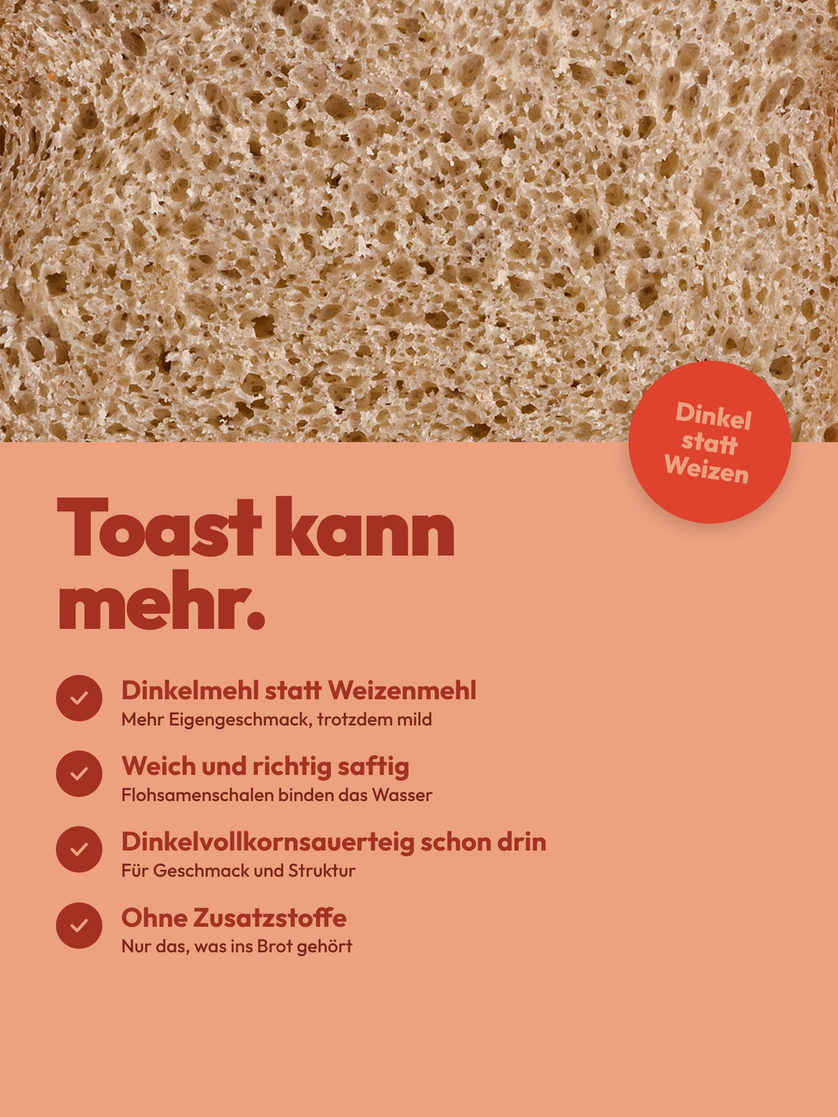 Brotbackmischung für Dinkeltoast | Saftig Weißes