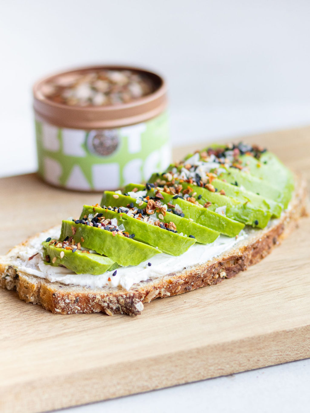 Weihnachten Geschenkbox M mit 1x Brotbackmischung & Stullensalz Avocado
