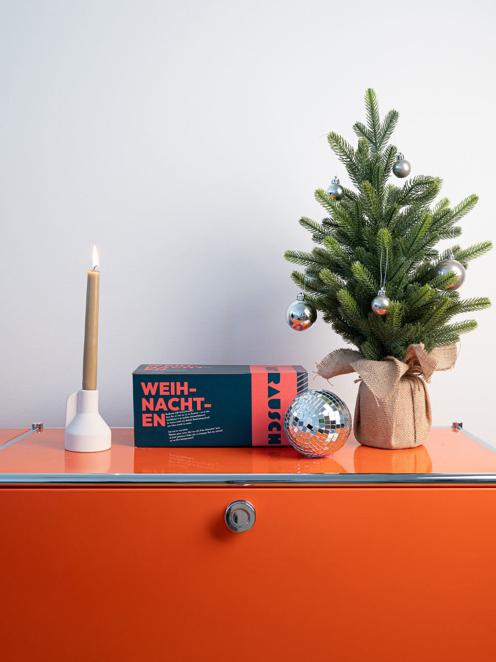 Weihnachten Geschenkbox S mit 1x Brotbackmischung (Voller Dinkel - Körnerbrot)