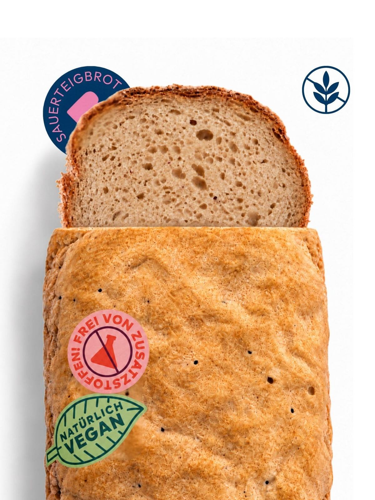 Brotbackmischung für glutenfreies Sauerteigbrot