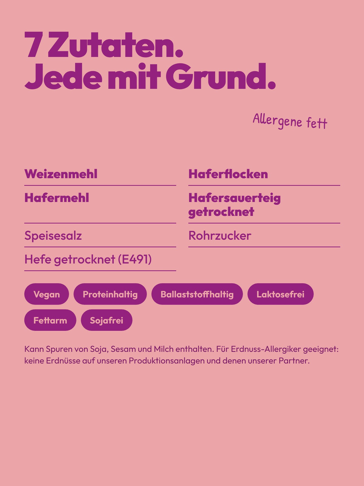Brotbackmischung für Haferbrot | Mildes Porridge
