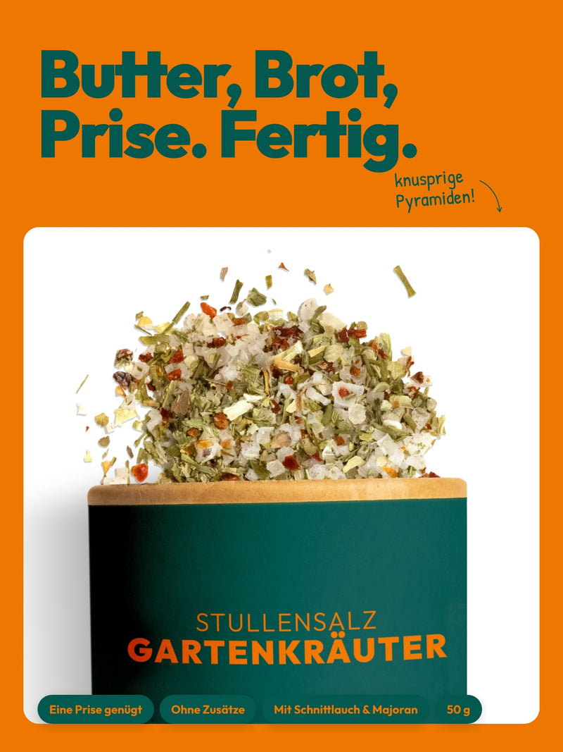Stullensalz Gartenkräuter