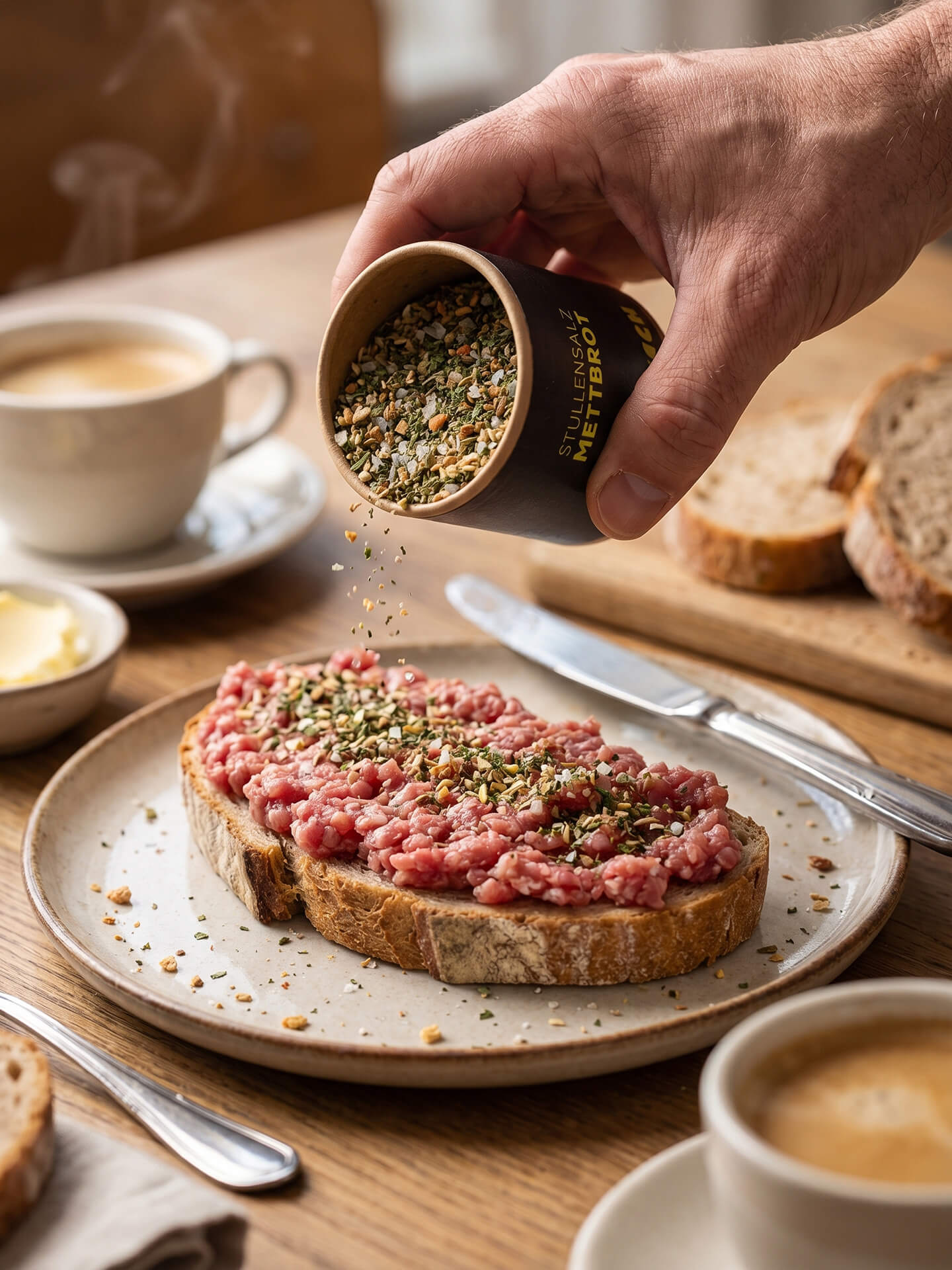 Stullensalz Mettbrot
