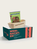 Geschenkbox Weihnachten S von Brotrausch: glutenfreie Brotbackmischung Keto Kraftbrot mit Holzbackform