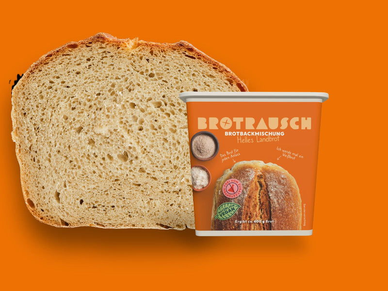 Brotbackmischung für Weißbrot | Helles Landbrot Serviervorschlag