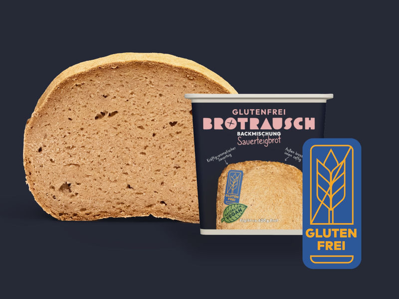 Brotbackmischung Glutenfreies Sauerteigbrot Serviervorschlag