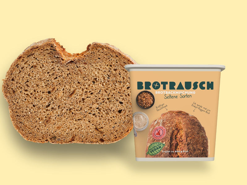 Brotbackmischung für Dinkel-Roggen-Brot | Seltene Sorten Serviervorschlag